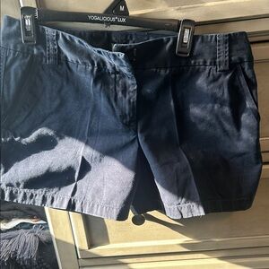 J. Crew Dark Blue High Waist Shorts